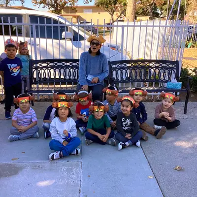 Thanksgiving &mdash; Nadia's Montessori Childcare, Chino CA (2022), photo 52