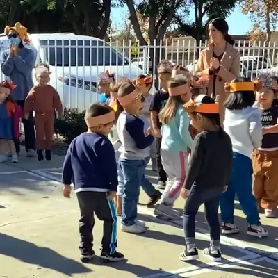 Thanksgiving &mdash; Nadia's Montessori Childcare, Chino CA (2022), photo 76