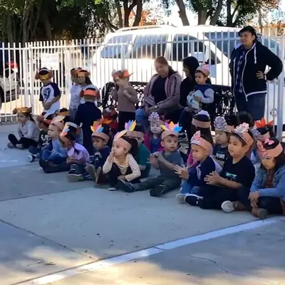Thanksgiving &mdash; Nadia's Montessori Childcare, Chino CA (2022), photo 79