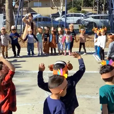 Thanksgiving &mdash; Nadia's Montessori Childcare, Chino CA (2022), photo 84
