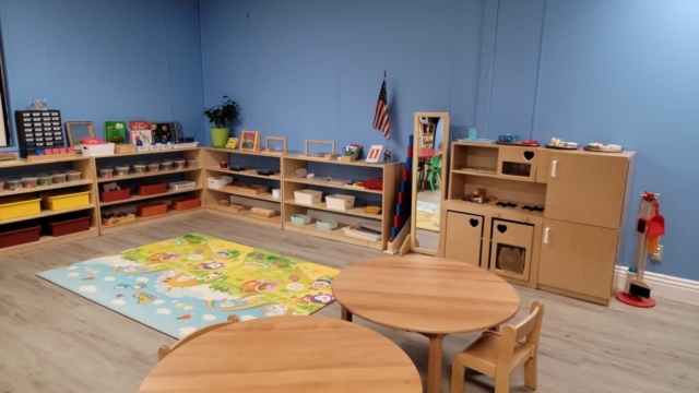 Preschool Pre-K Room at Nadia's Montessori Childcare